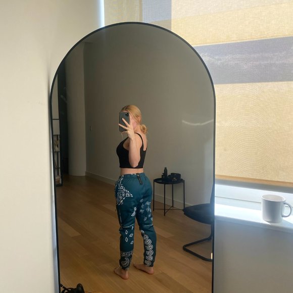 Kinetic Kings Teal Paisley Jogger Sweatpants - Picture 3 of 3